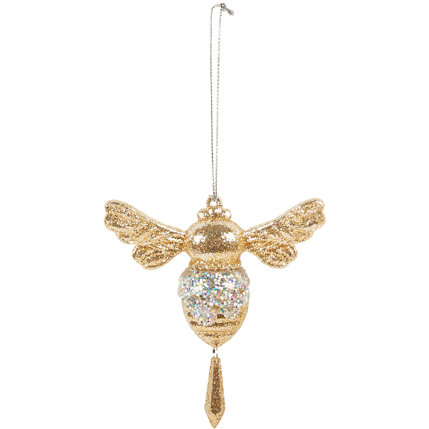 Champagne Gold Glitter Bee Image 1