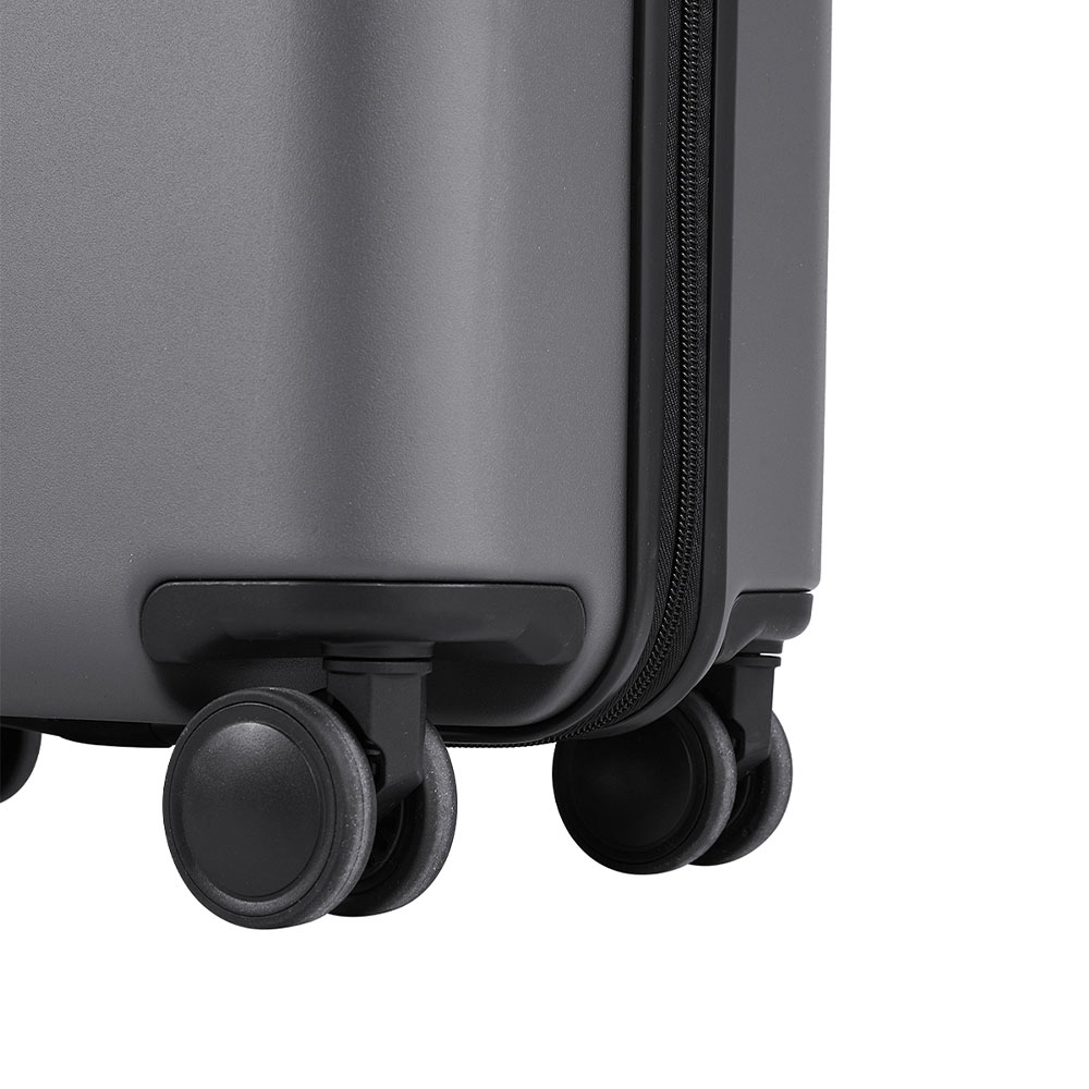 H&O Direct Grey Hardside Carry-On Suitcase with Spinner Wheels Image 3