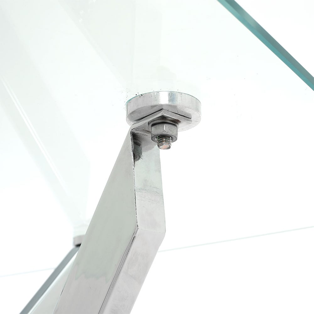 Living and Home Clear Glass Coffee Table Image 4