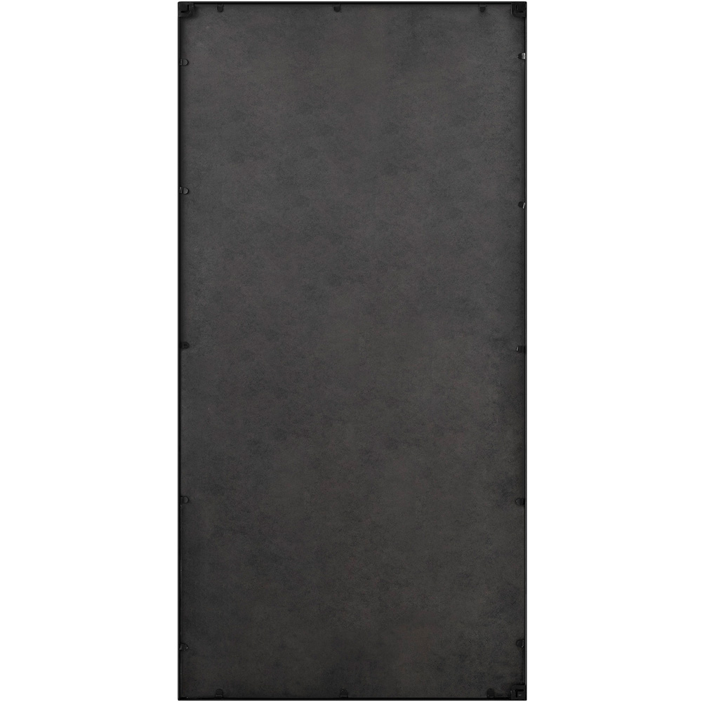 Furniturebox Yuki Black Window Full Length Wall Mirror 180 x 90cm Image 3