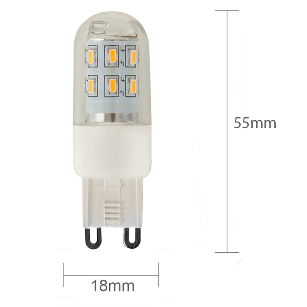 ValueLights 10 Pack G9 3W LED Warm White 3000K Capsule Light Bulbs Image 5