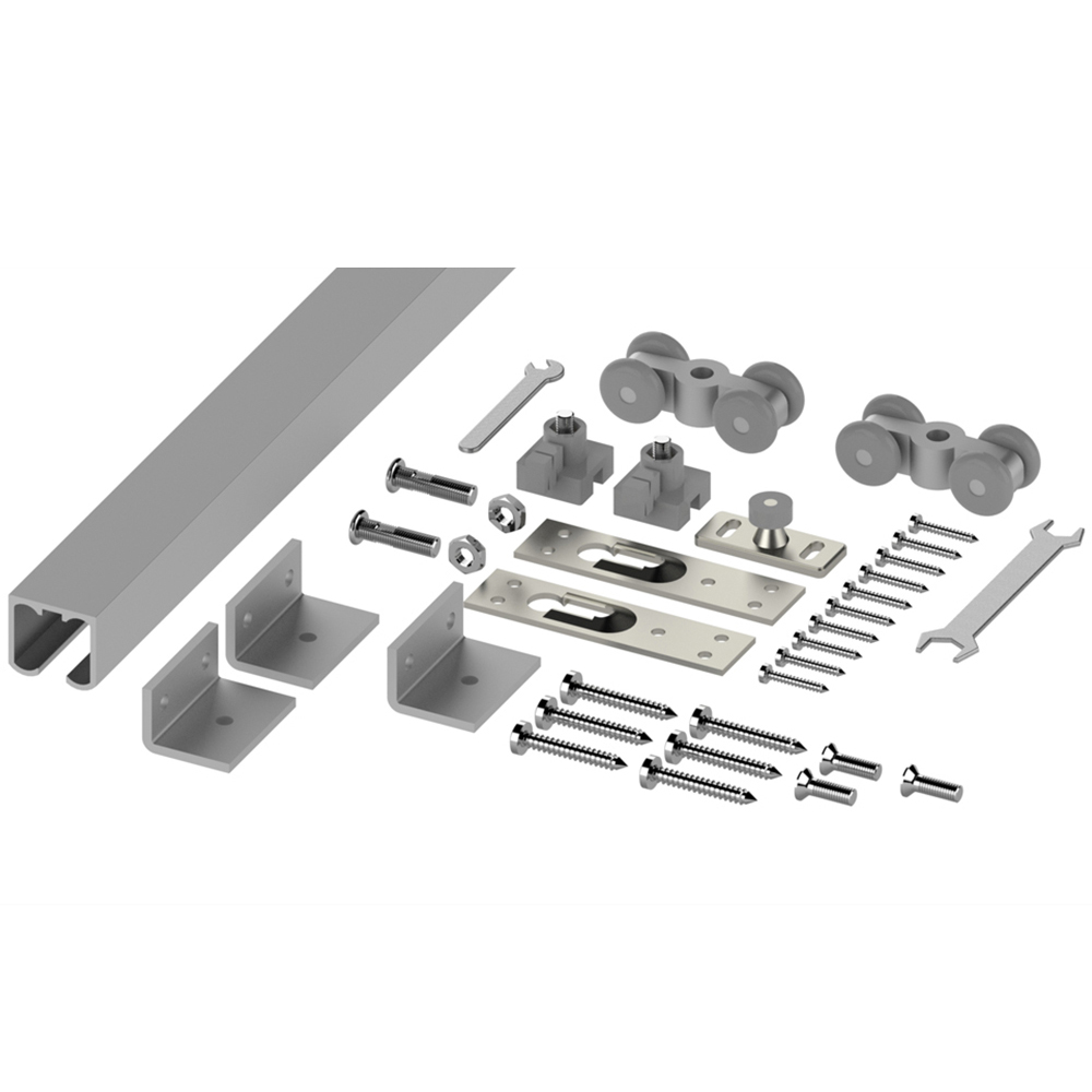 Coburn Straightaway 50 Single Door Sliding Internal Door Track Fixing Kit 900mm Image 1
