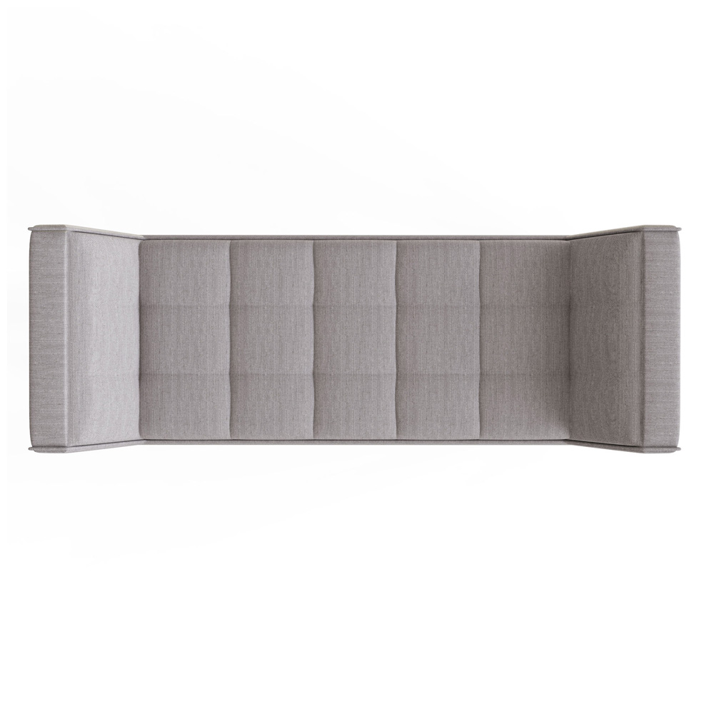 GFW Milan Grey Ottoman Window Seat Image 4