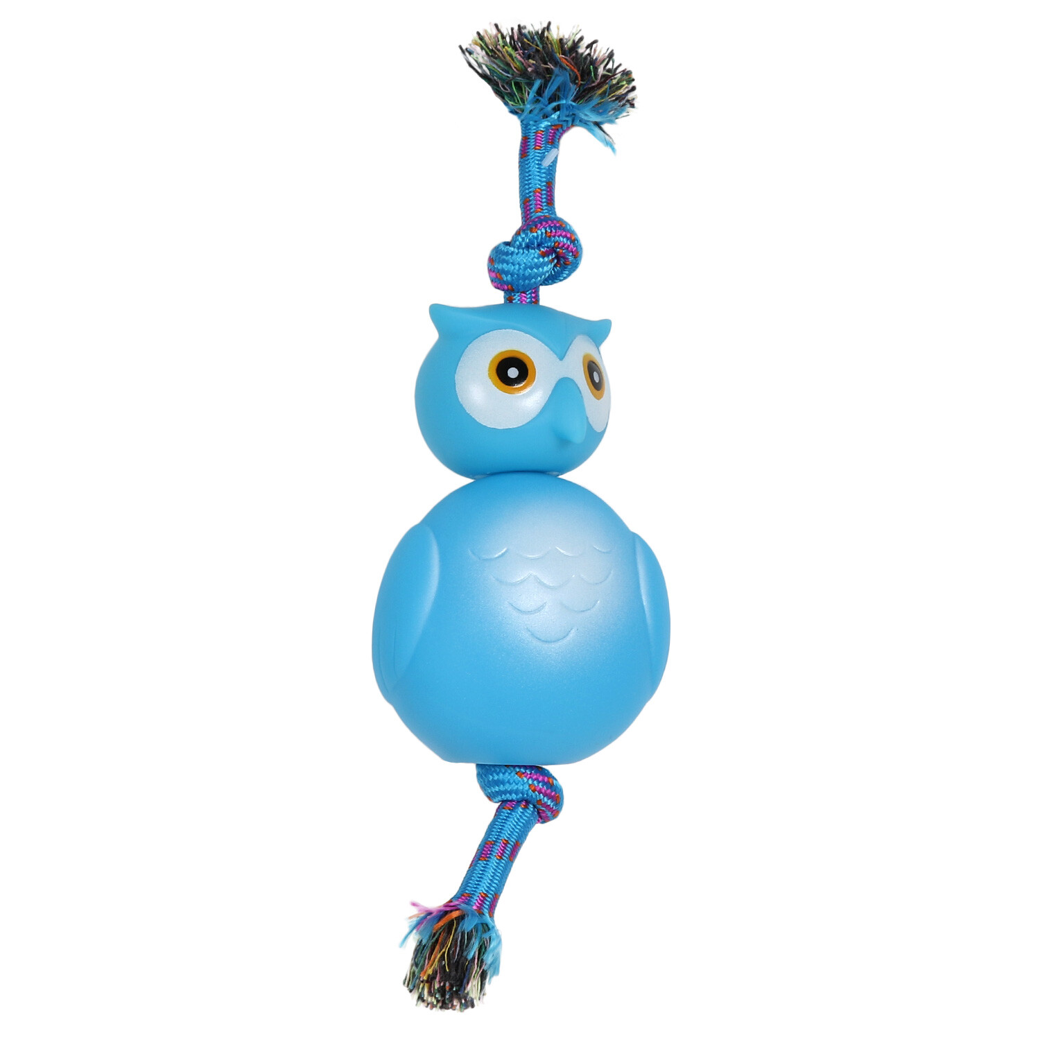 Owl Dog Toy with Rope Image 3
