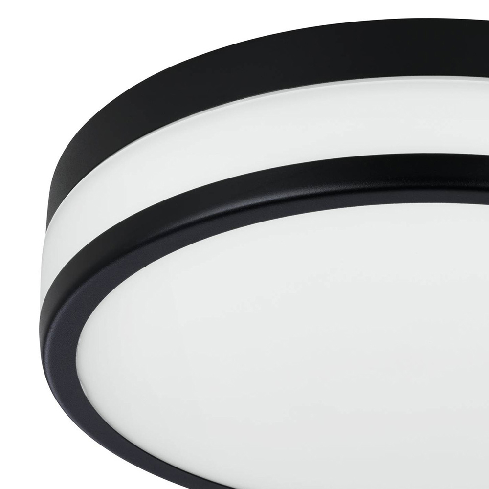 EGLO Palermo Black and White LED Ceiling Light Image 3