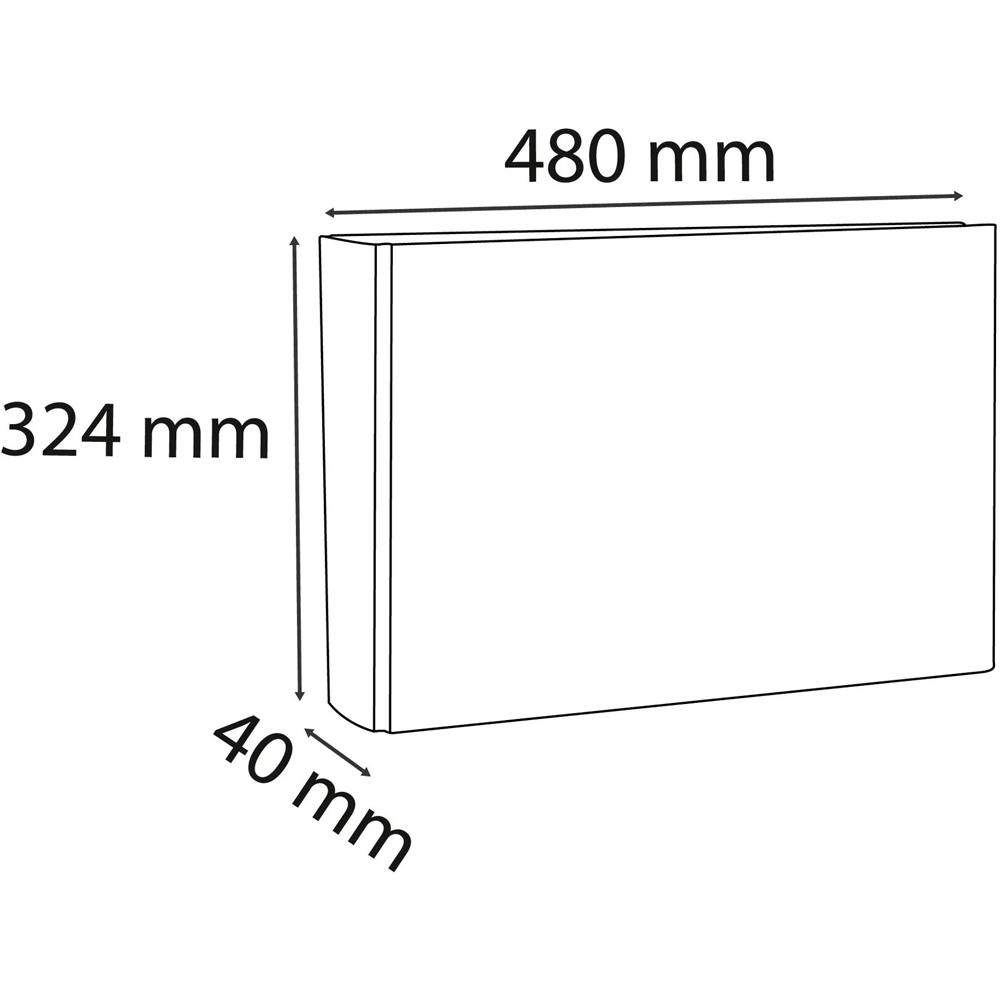 Exacompta A3 Black 4 Ring Landscape Binder 30mm Image 8