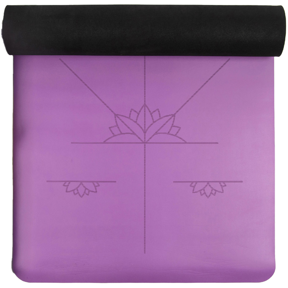 Myga Purple Alignment Yoga Mat XL Image 1