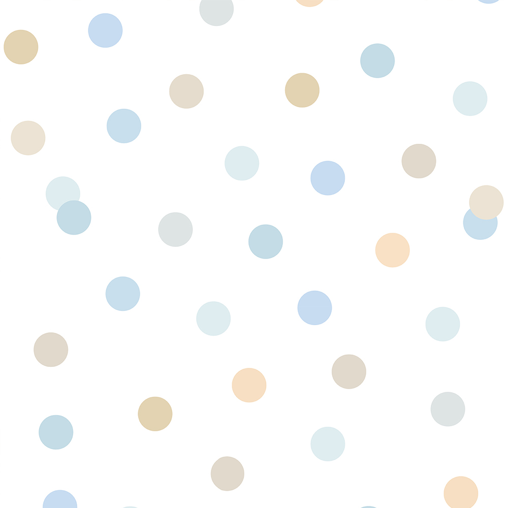 Muriva Dotty Blue Wallpaper Image 1