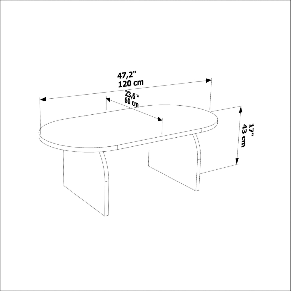 Decorotika Mono Travertine Coffee Table Image 5
