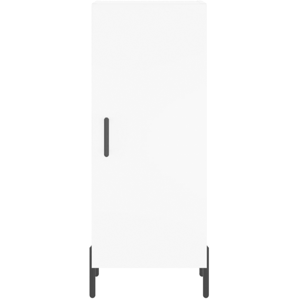 vidaXL Single Door White Sideboard Image 6