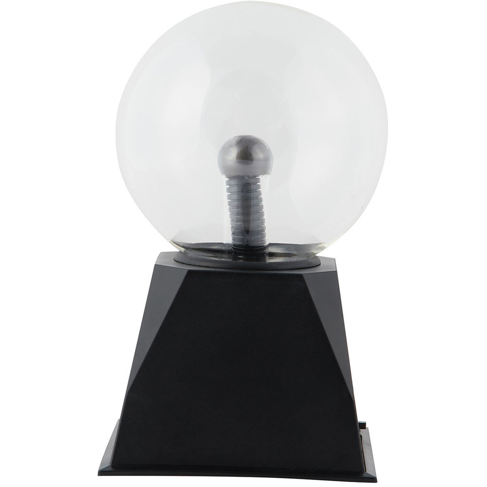 Plasma Ball with USB Cable - Black and Clear Image 4