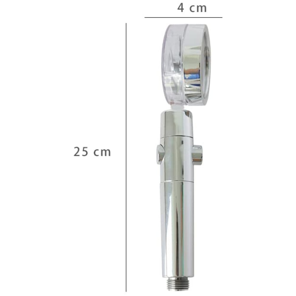 Alivio 360 Degree Rotating Shower Head with Turbo Fan Image 9