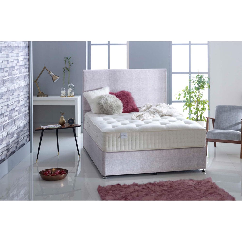 Eleganza Home Natural Alpaca Single 10000 Pocket Sprung Mattress Image 2