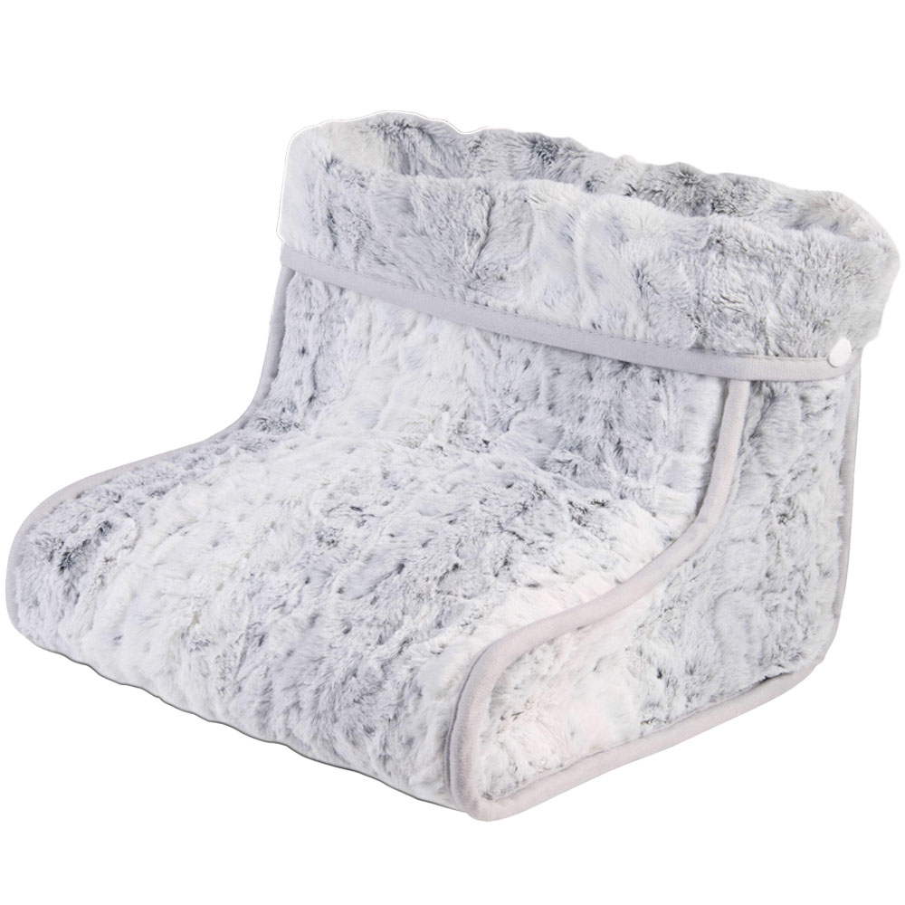 Carmen Grey Heated Electric Foot Warmer Image 1