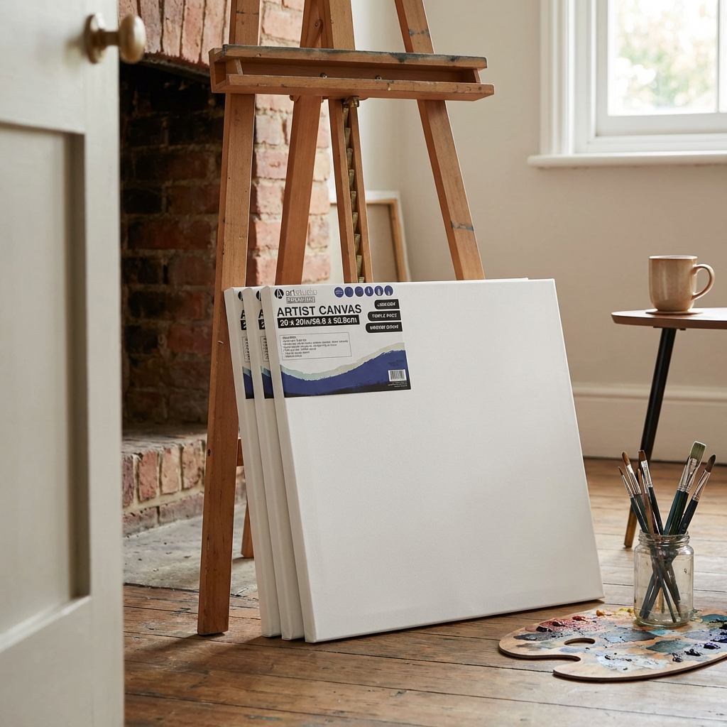 Art Studio Premium Artist Canvas 50.8 x 50.8cm 3 Pack Image 5