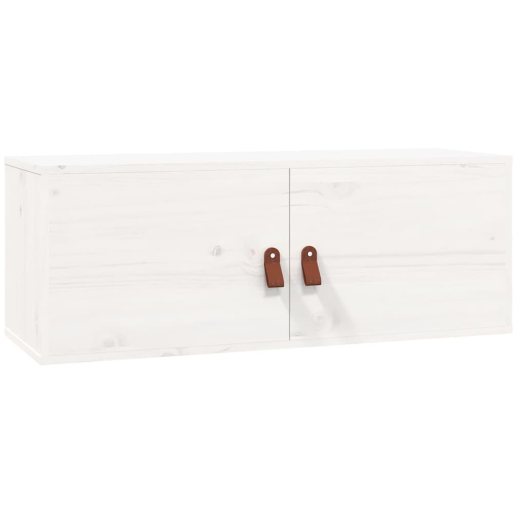 vidaXL 2 Door White Wall Cabinet 2 Pack Image 3