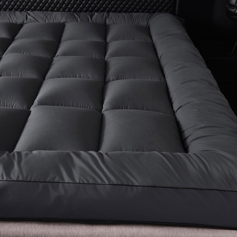 Ezysleep Double Grey Thick Super Soft Mattress Topper 4 inch Image 5