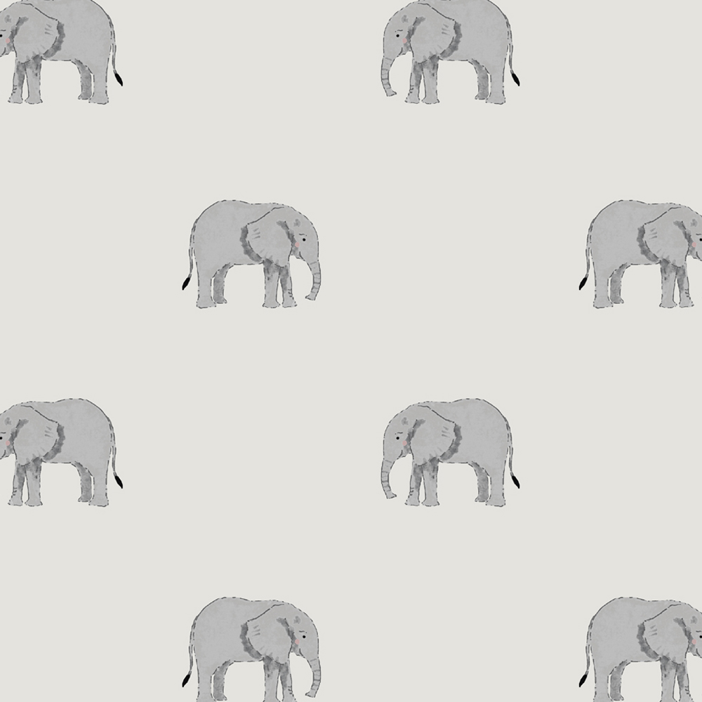 Sophie Allport Elephant Natural Wallpaper Image 1