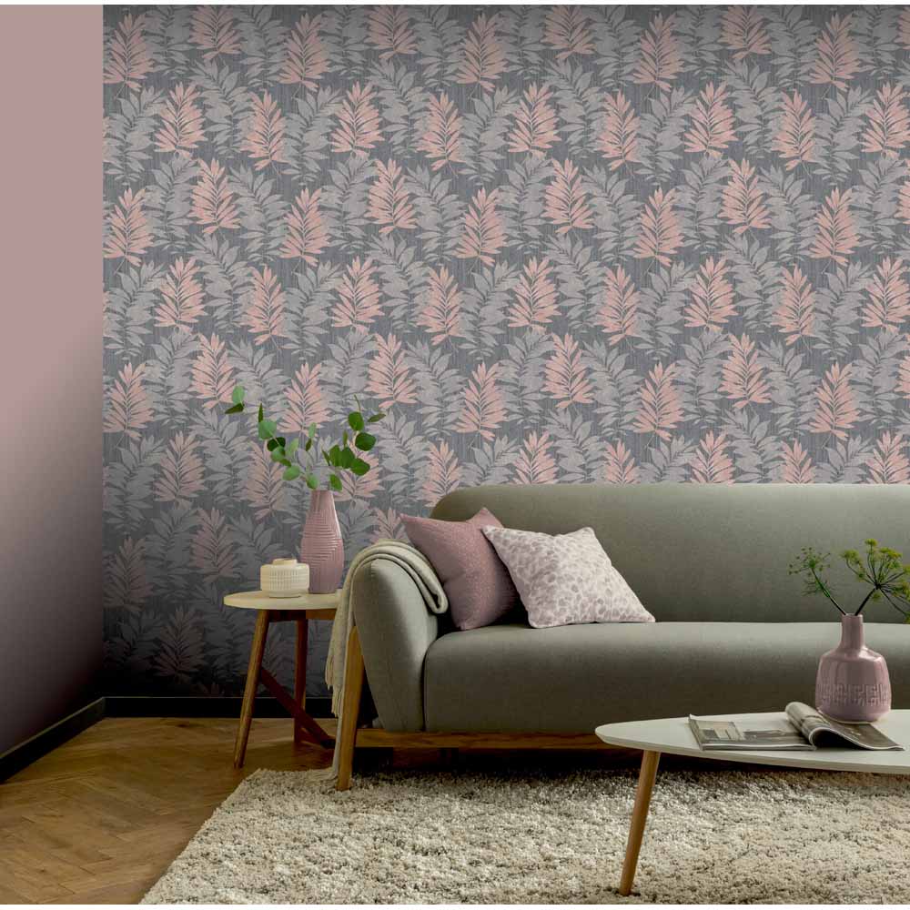 Arthouse Stardust Palm Wallpaper Wilko