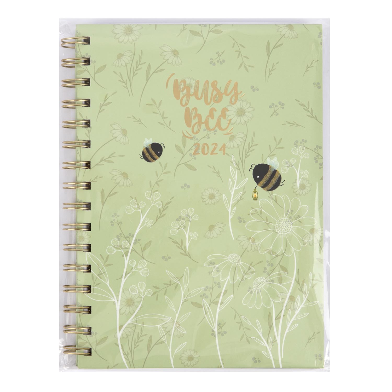 You Make Me Happy A5 Spiral Diary - Green Image 1