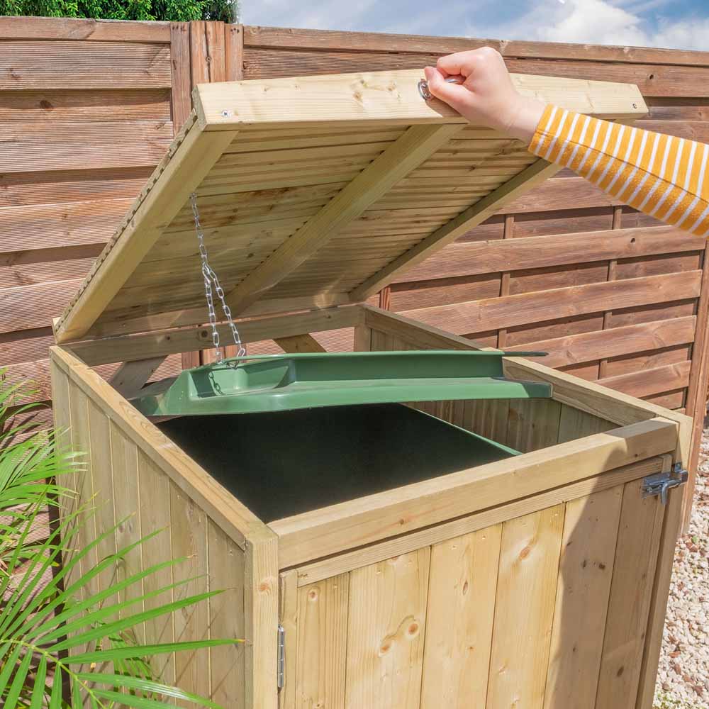 Mercia Garden Pressure Treated Single Bin Store Wilko