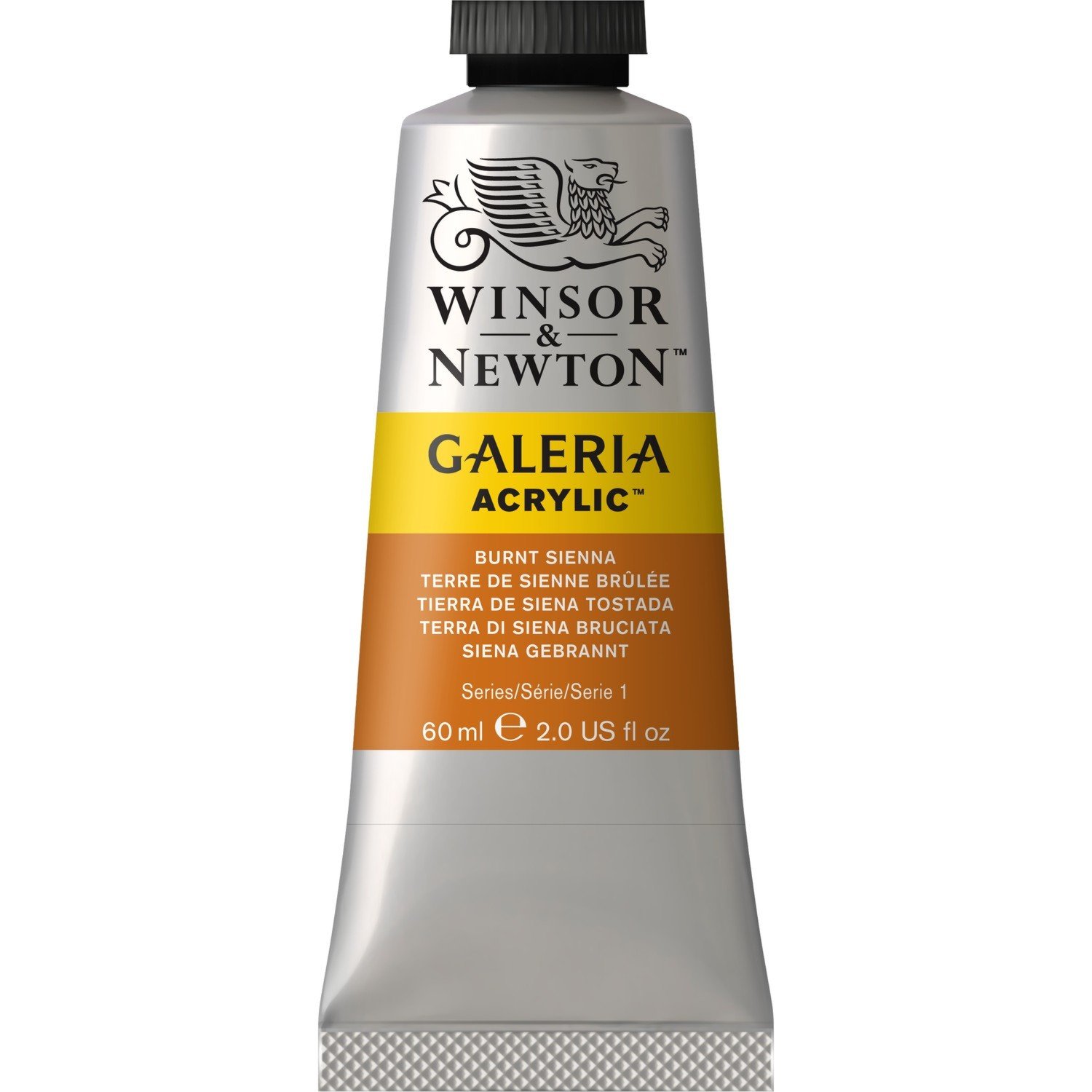 Winsor and Newton 60ml Galeria Acrylic Paint - Burnt Sienna Image 1