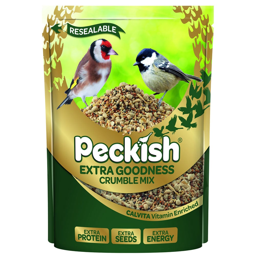 Peckish Wild Bird Extra Goodness Crumble Mix Feeder Case of 12 x 350g Image 2
