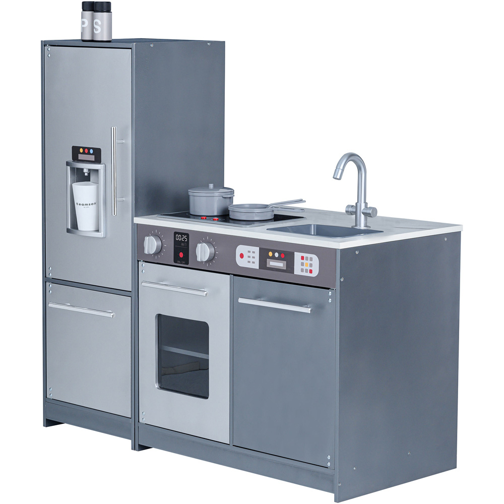 Teamson Kids Little Chef Grey Milano Modern Play Kitchen Image 1