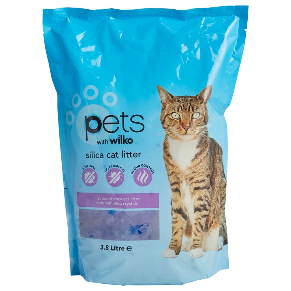 Wilko Silica Cat Litter Crystals 3.8L Image 1