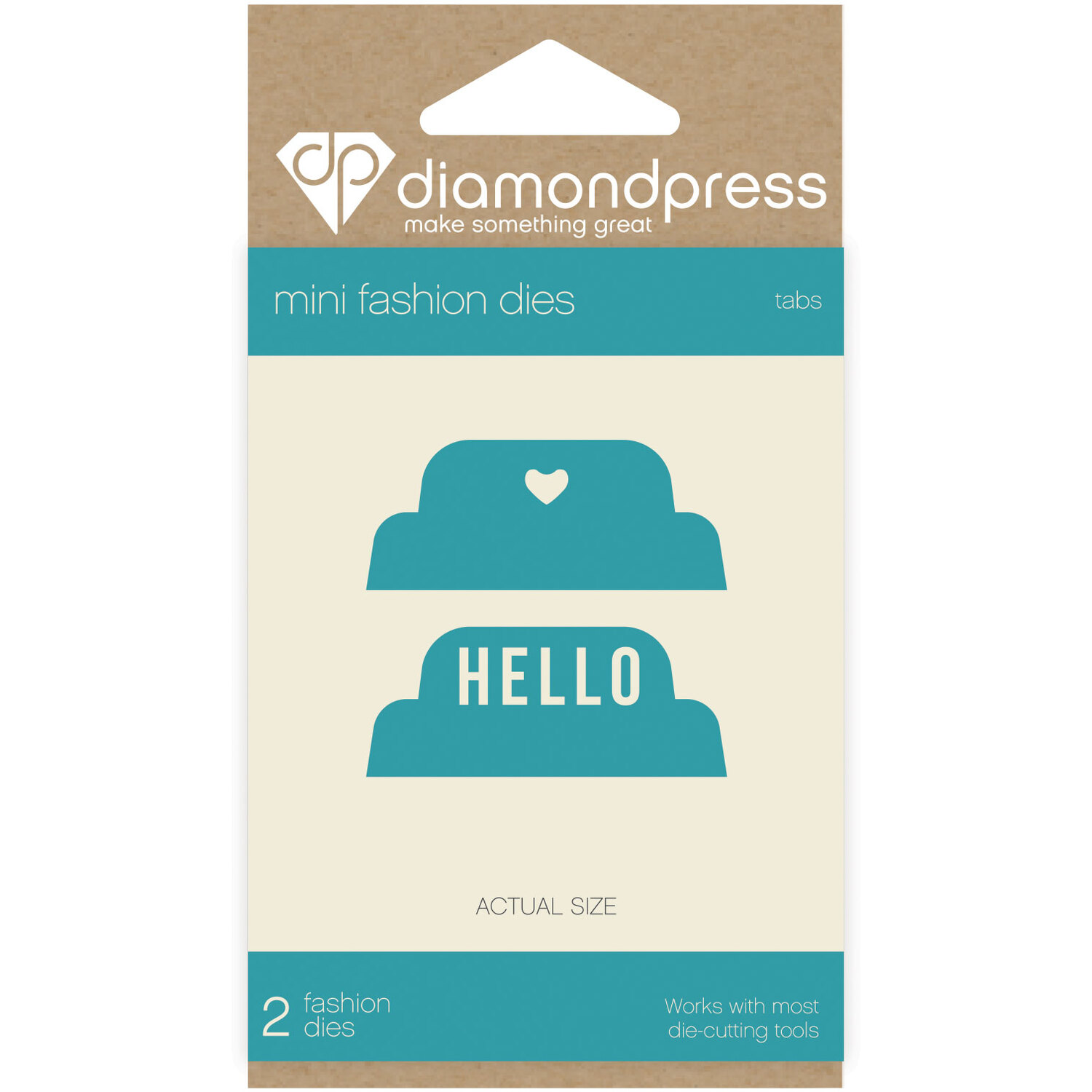 Diamond Press Mini Fashion Die - Tabs Image