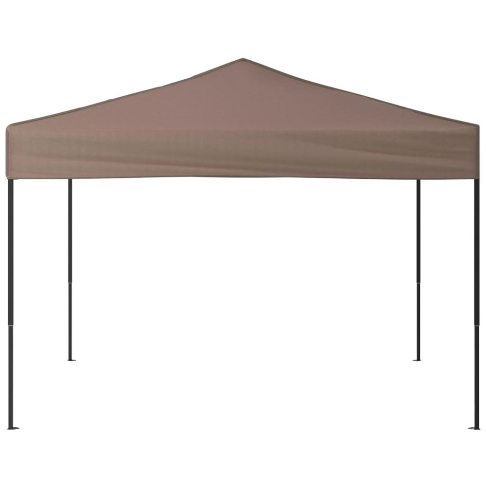 vidaXL 3 x 3m Taupe Foldable Gazebo Party Tent Image 3