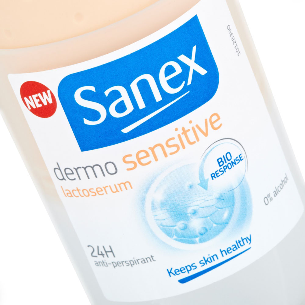 Sanex Dermo Sensitive Lactoserum Antiperspirant Roll on Deodorant 50ml Image 2