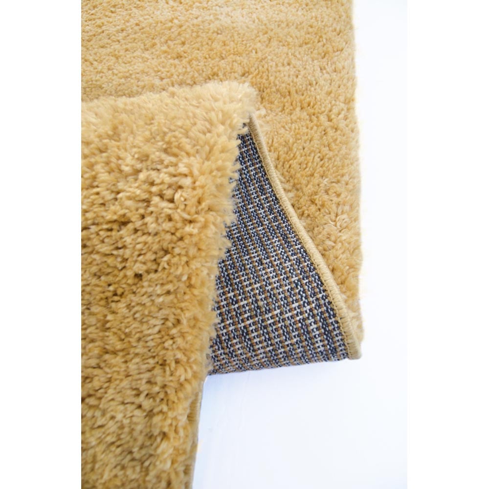 Homemaker Ochre Snug Plain Shaggy Rug 60 x 110cm Image 4