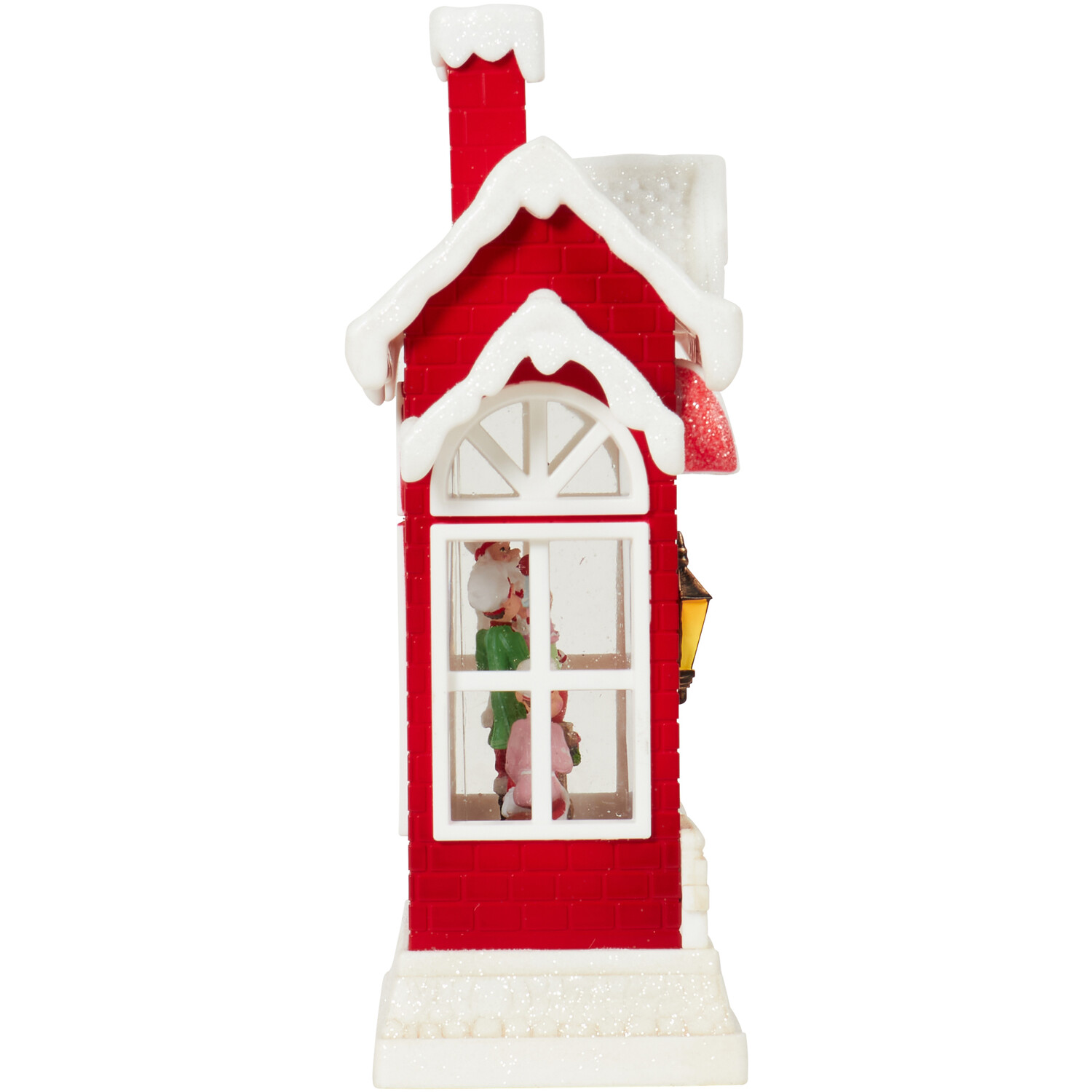 LED Glitter Spinner Santa's Bakery - Red Image 2
