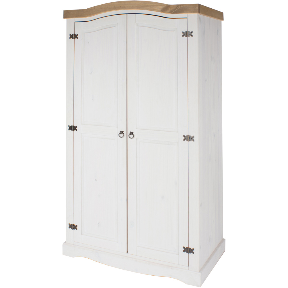 Core Products Corona 2 Door White Wardrobe Image 4