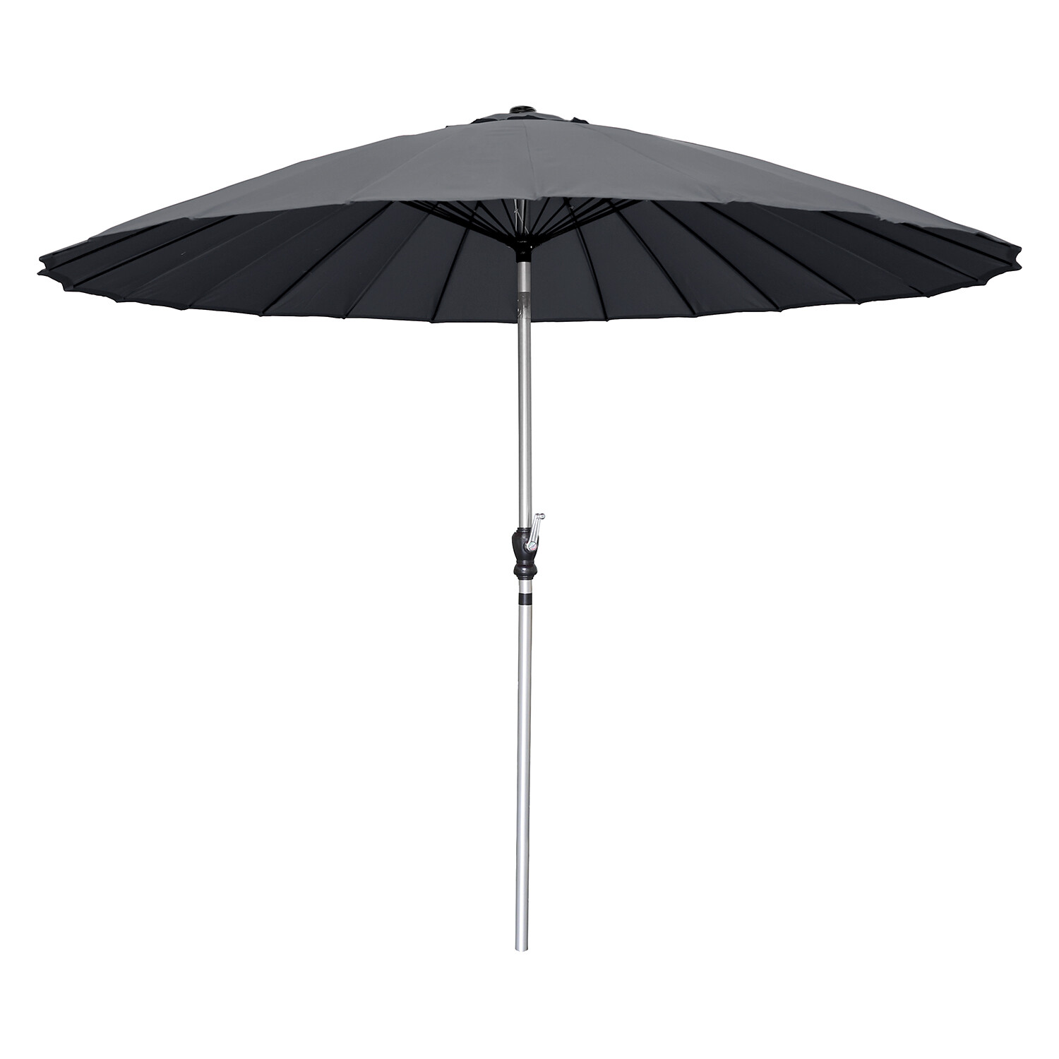 Black Shanghai Umbrella Parasol 2.45m Image 1