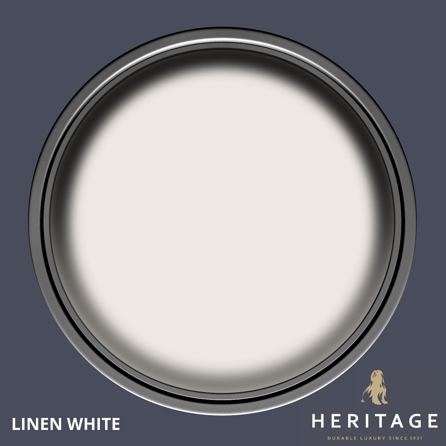 Dulux Heritage Walls and Ceilings Linen White Velvet Matt Emulsion Paint 2.5L Image 4
