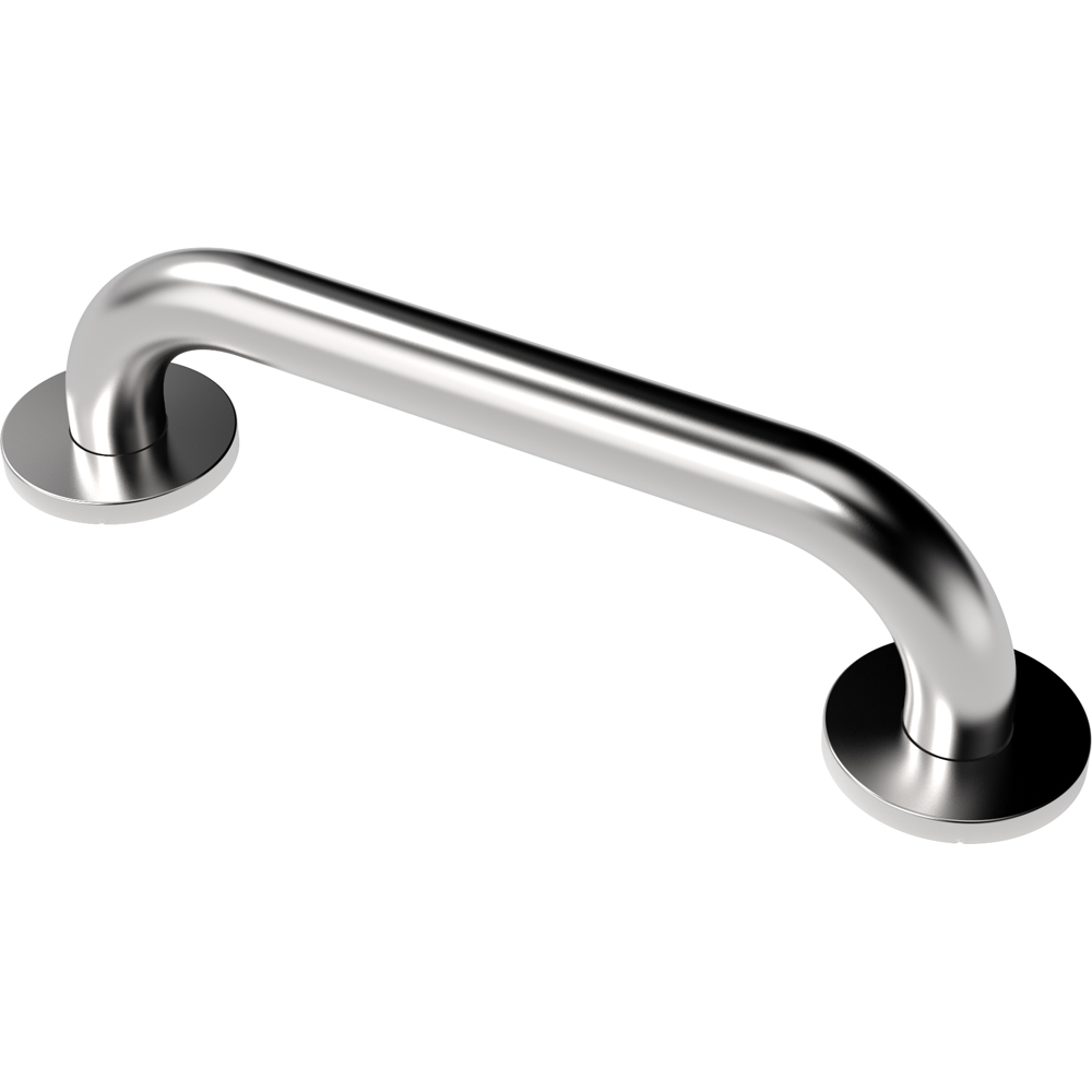 Fitzroy of London Satin Stainless Steel Concealed Fixing Grab Rail 32 x 300mm Image 1