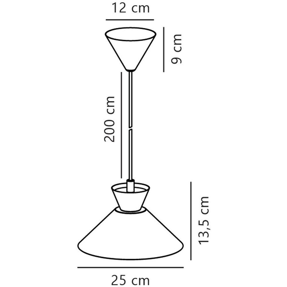 Nordlux Dial 25 E27 White Pendant Light Image 5