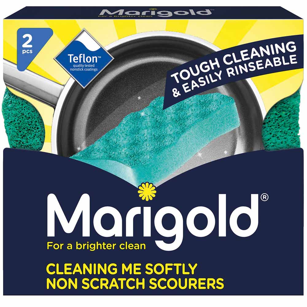 Marigold Cleaning Me Softly Scourer 2 pack Image 1