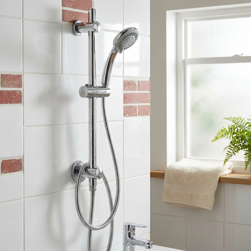 Croydex Flexi Fit Chrome 3 Function Shower Head Set Image 5