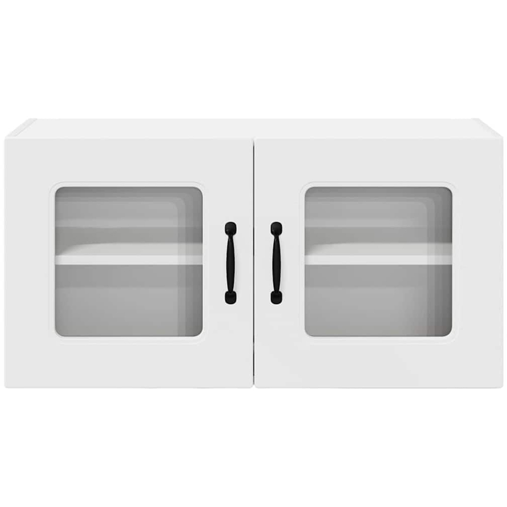 vidaXL Kalmar 2 Door White Wall Kitchen Cabinet Image 4