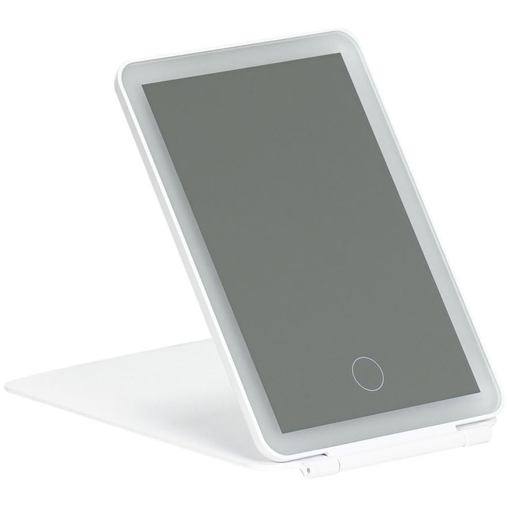 ValueLights White LED Rechargeable Make Up Mirror Image 1