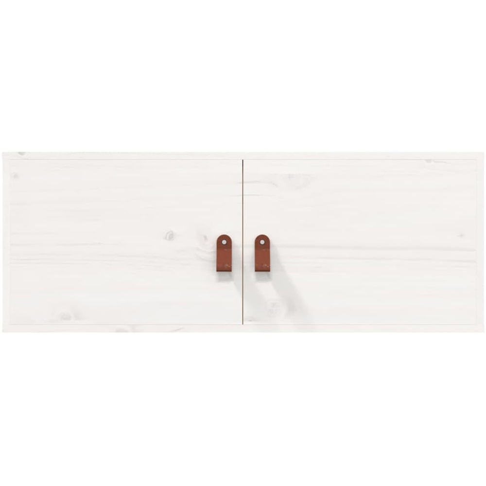 vidaXL 2 Door White Wall Cabinet 2 Pack Image 4