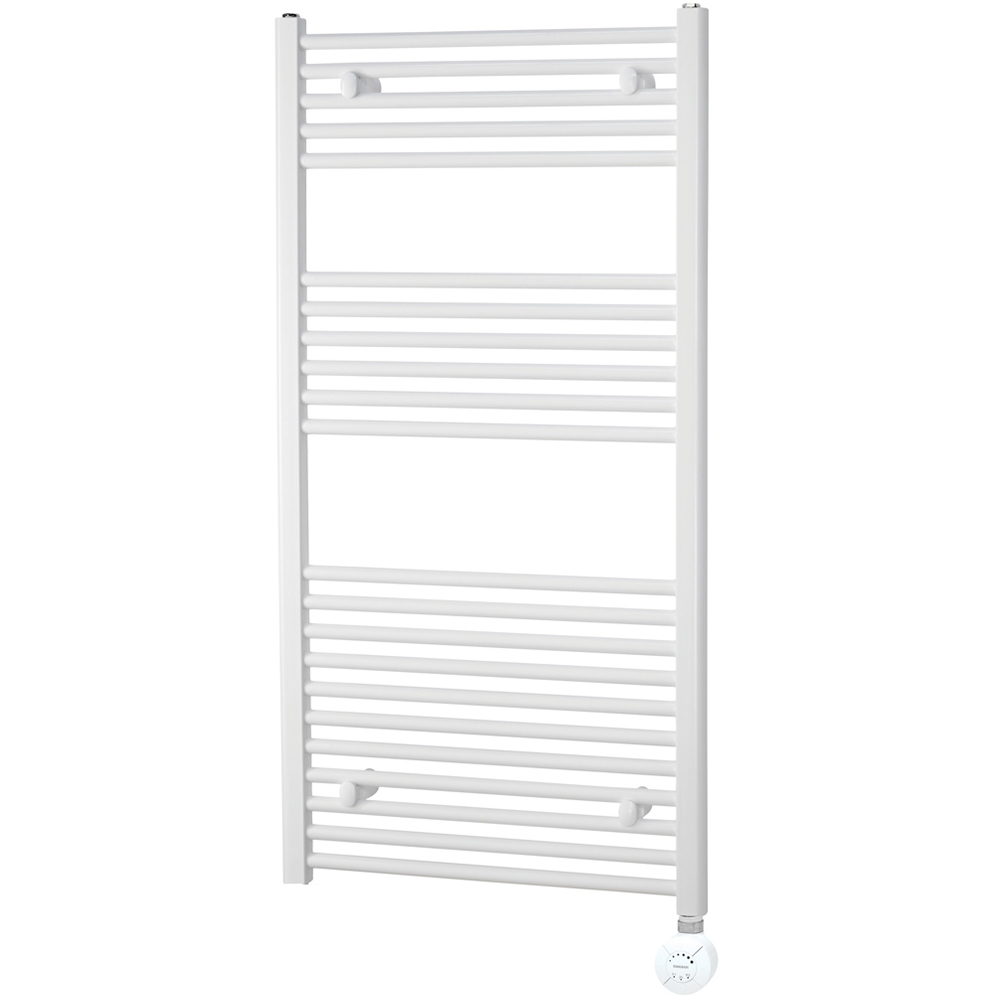 Towelrads Richmond Thermostatic White Towel Radiator 1186 x 450mm 400W Image 1