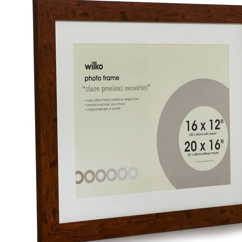 Wilko Rustic Effect Photo Frame 20 x 16 Inch Image 6