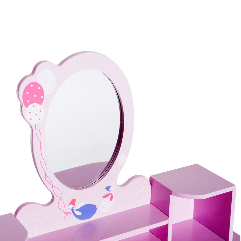 Portland Kids Pink Dressing Table Set Image 3