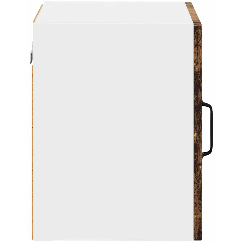 vidaXL Kalmar Single Door Old Wood Wall Mounted Square Kitchen Cabinet Set of 2 Image 7