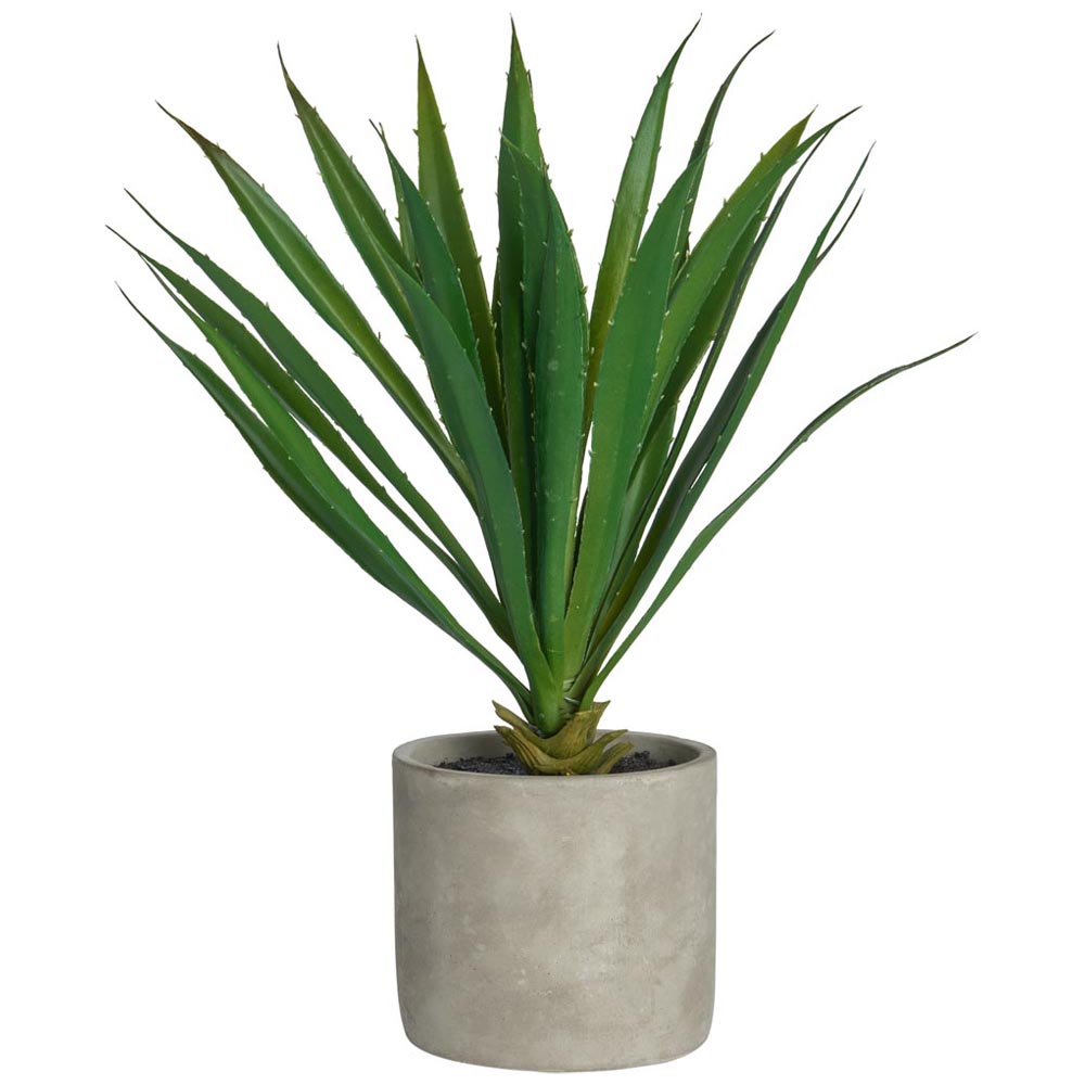 Wilko Faux Agave Plant in Pot Image 1