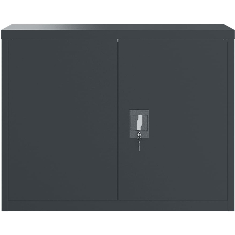 vidaXL 2 Door Anthracite Metal Lockable File Cabinet Image 3